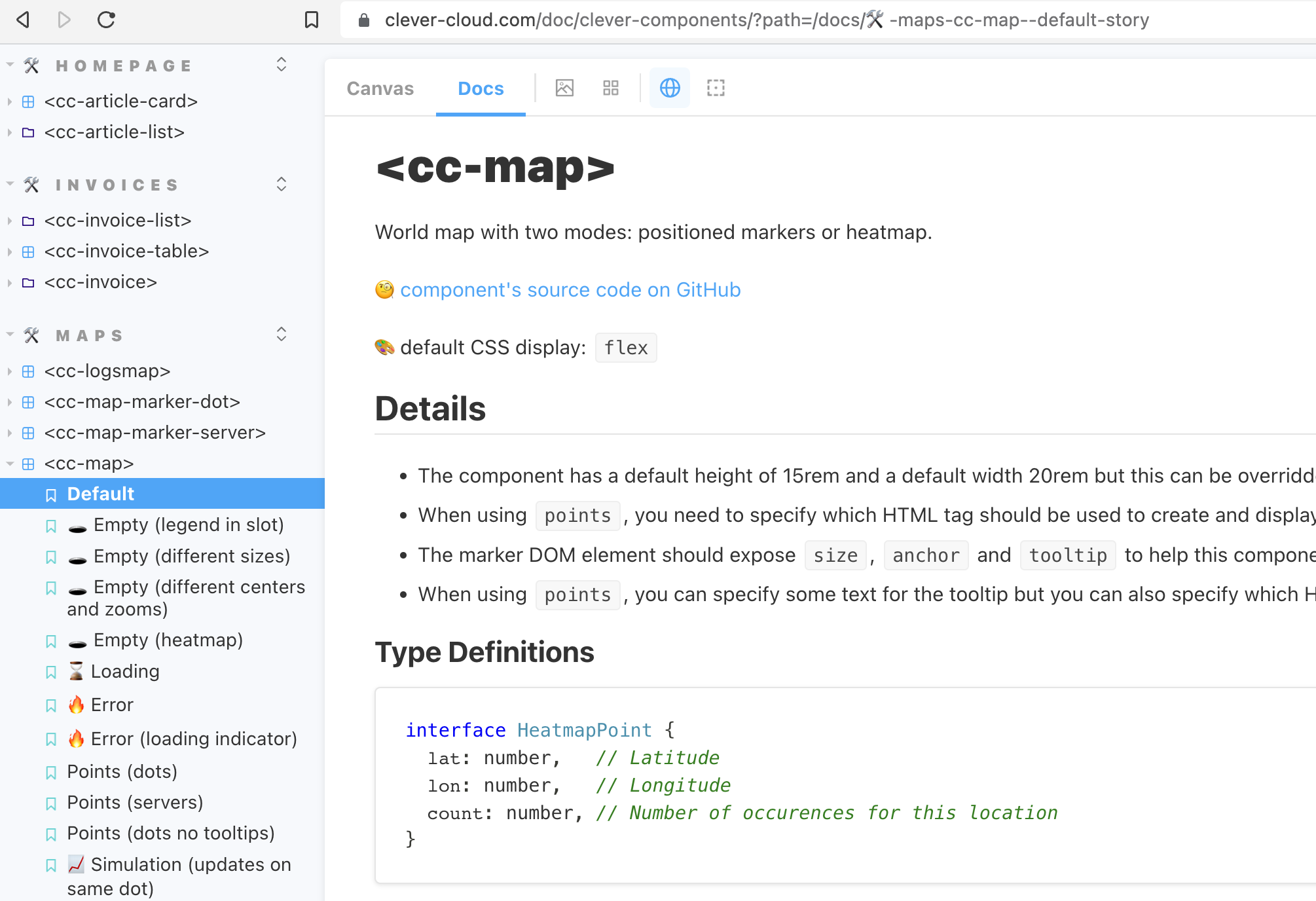 Clever Cloud UI Components - cc-map Docs
