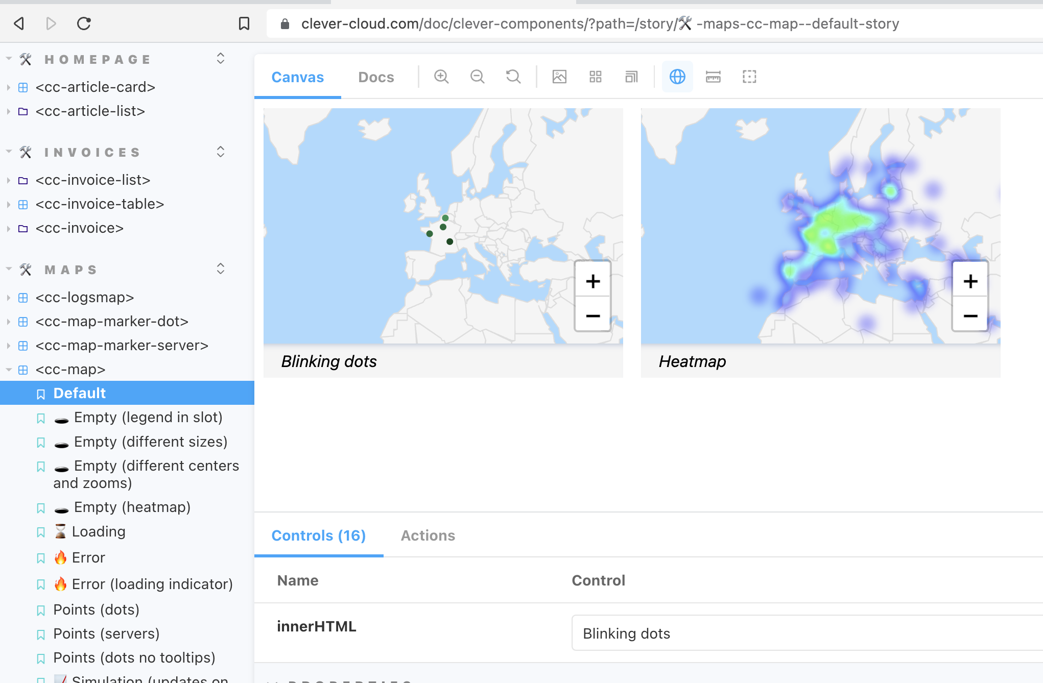 Clever Cloud UI Components - cc-map home page